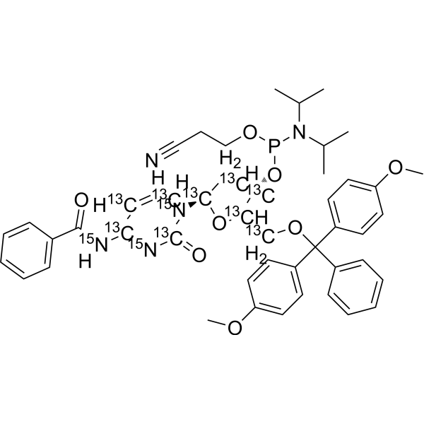 DMT-dC(bz) Phosphoramidite-13C9,15N3 2483830-14-2